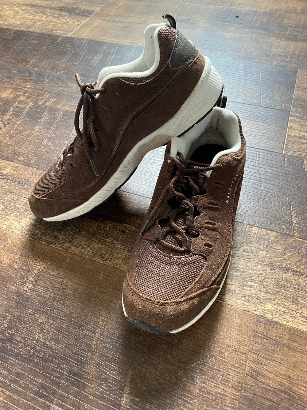 Womens Brown Easy Spirit Sneakers